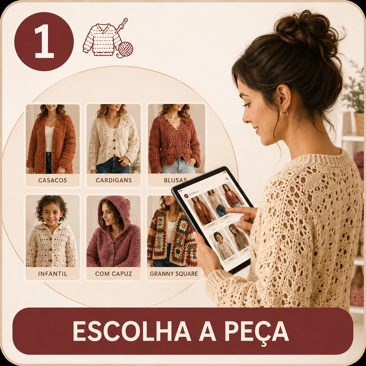 Escolha a peça